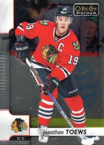 #125 Jonathan Toews - Chicago Blackhawks - 2017-18 O-Pee-Chee Platinum Hockey