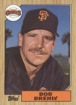 #125 Bob Brenly - San Francisco Giants - 1987 Topps Baseball