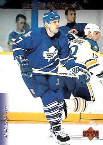 #125 Sergio Momesso - Toronto Maple Leafs - 1995-96 Upper Deck Hockey