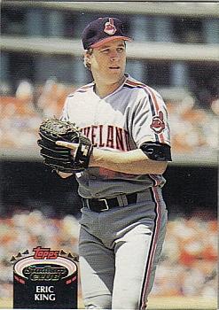 #125 Eric King - Cleveland Indians - 1992 Stadium Club Baseball