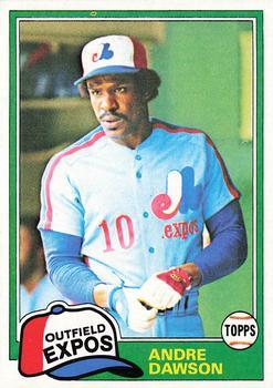 #125 Andre Dawson - Montreal Expos - 1981 Topps Baseball