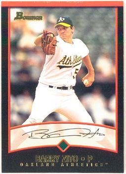 #125 Barry Zito - Oakland Athletics - 2001 Bowman Baseball