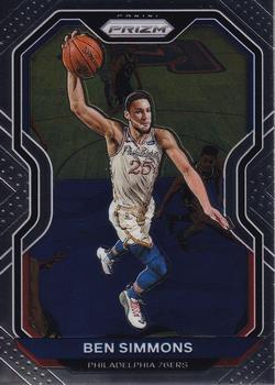 #125 Ben Simmons - Philadelphia 76ers - 2020-21 Panini Prizm Basketball