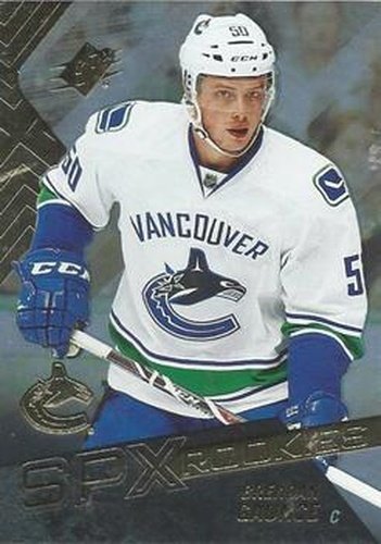 #125 Brendan Gaunce - Vancouver Canucks - 2015-16 SPx Hockey
