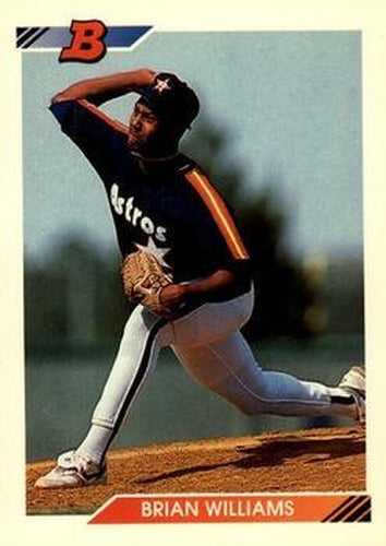 #125 Brian Williams - Houston Astros - 1992 Bowman Baseball