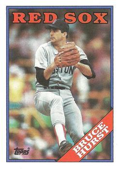 #125 Bruce Hurst - Boston Red Sox - 1988 Topps Baseball