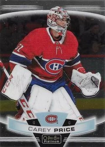#125 Carey Price - Montreal Canadiens - 2019-20 O-Pee-Chee Platinum Hockey