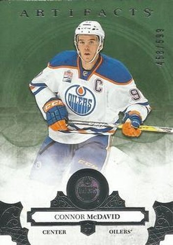 #125 Connor McDavid - Edmonton Oilers - 2017-18 Upper Deck Artifacts Hockey