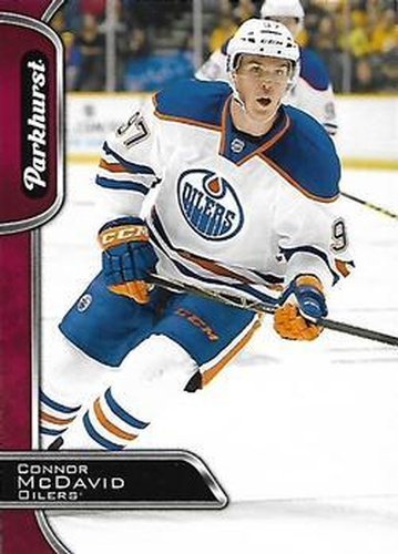 #125 Connor McDavid - Edmonton Oilers - 2016-17 Parkhurst - Red Hockey
