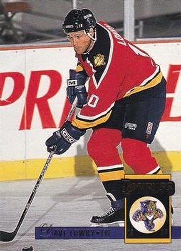 #125 Dave Lowry - Florida Panthers - 1993-94 Donruss Hockey