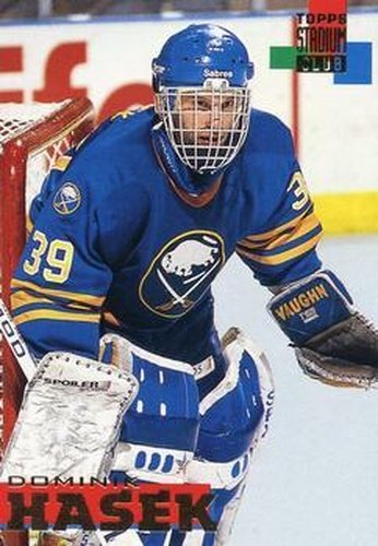 #125 Dominik Hasek - Buffalo Sabres - 1994-95 Stadium Club Hockey