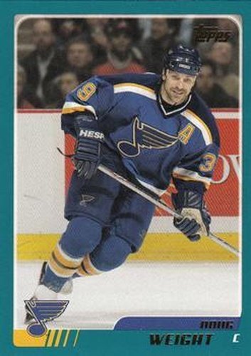 #125 Doug Weight - St. Louis Blues - 2003-04 Topps Hockey