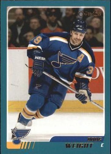 #125 Doug Weight - St. Louis Blues - 2003-04 O-Pee-Chee Hockey