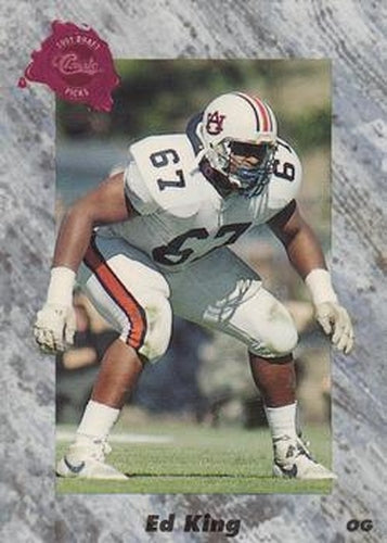 #125 Ed King - Cleveland Browns - 1991 Classic Four Sport