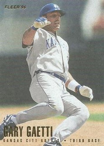 #125 Gary Gaetti - Kansas City Royals - 1996 Fleer Baseball