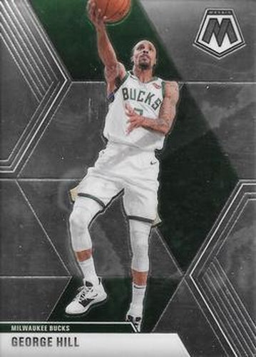 #125 George Hill - Milwaukee Bucks - 2019-20 Panini Mosaic Basketball