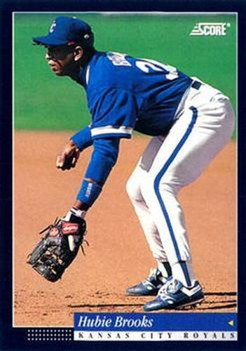 #125 Hubie Brooks - Kansas City Royals -1994 Score Baseball