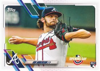 #125 Ian Anderson - Atlanta Braves - 2021 Topps Opening Day Baseball