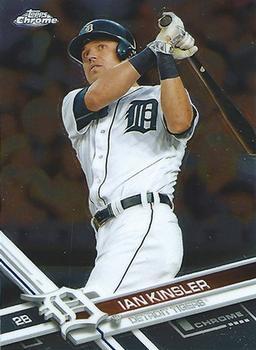 #125 Ian Kinsler - Detroit Tigers - 2017 Topps Chrome Baseball