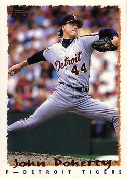 #125 John Doherty - Detroit Tigers - 1995 Topps Baseball
