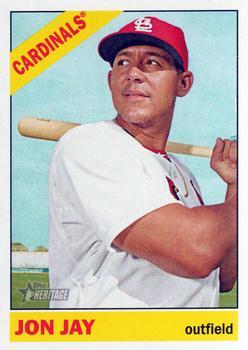 #125 Jon Jay - St. Louis Cardinals - 2015 Topps Heritage Baseball