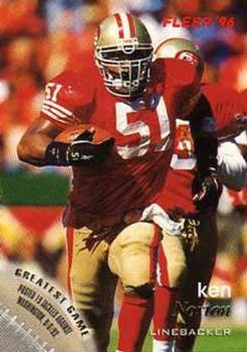 #125 Ken Norton - San Francisco 49ers - 1996 Fleer Football