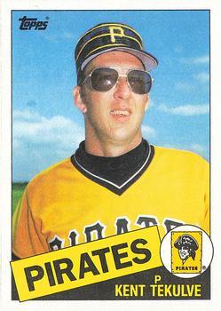 #125 Kent Tekulve - Pittsburgh Pirates - 1985 Topps Baseball