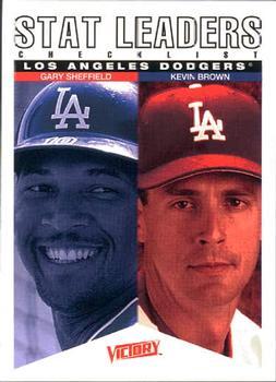 #125 Gary Sheffield / Kevin Brown - Los Angeles Dodgers - 2000 Upper Deck Victory Baseball