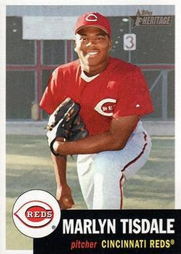 #125 Marlyn Tisdale - Cincinnati Reds - 2002 Topps Heritage Baseball