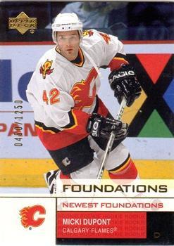 #125 Micki Dupont - Calgary Flames - 2002-03 Upper Deck Foundations Hockey