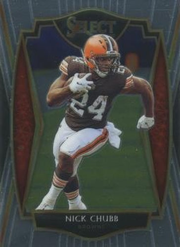 #125 Nick Chubb - Cleveland Browns - 2020 Panini Select Football
