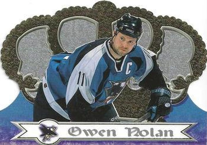 #125 Owen Nolan - San Jose Sharks - 1999-00 Pacific Crown Royale Hockey