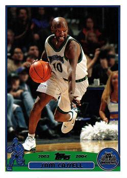 #125 Sam Cassell - Minnesota Timberwolves - 2003-04 Topps Basketball