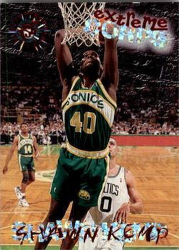 #125 Shawn Kemp - Seattle SuperSonics - 1995-96 Stadium Club Basketball