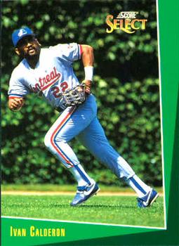 #125 Ivan Calderon - Montreal Expos - 1993 Select Baseball