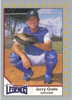 #125 Jerry Grote - St. Lucie Legends - 1990 Pacific Senior League Baseball