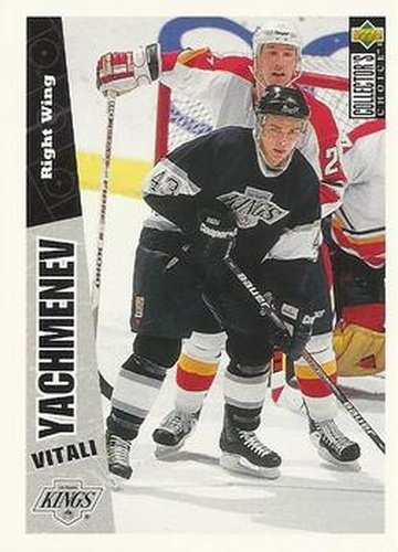 #125 Vitali Yachmenev - Los Angeles Kings - 1996-97 Collector's Choice Hockey