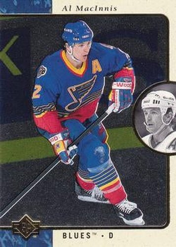 #125 Al MacInnis - St. Louis Blues - 1995-96 SP Hockey