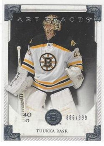 #125 Tuukka Rask - Boston Bruins - 2013-14 Upper Deck Artifacts Hockey