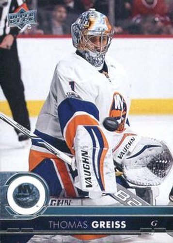 #125 Thomas Greiss - New York Islanders - 2017-18 Upper Deck Hockey