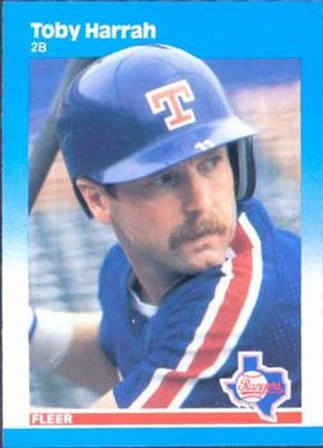 #125 Toby Harrah - Texas Rangers - 1987 Fleer Baseball