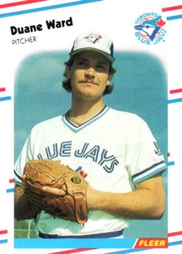 #125 Duane Ward - Toronto Blue Jays - 1988 Fleer Baseball