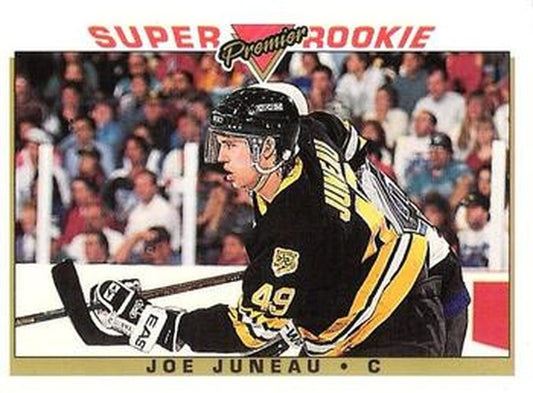 #125 Joe Juneau - Boston Bruins - 1993-94 Topps Premier Hockey