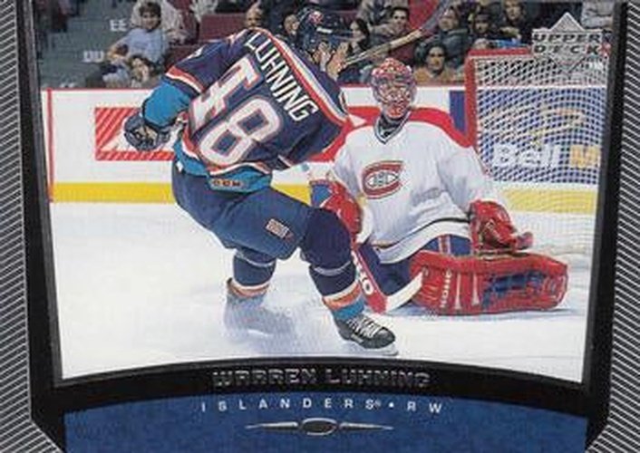 #125 Warren Luhning - New York Islanders - 1998-99 Upper Deck Hockey