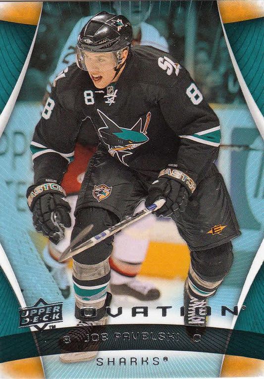 #125 Joe Pavelski - San Jose Sharks - 2009-10 Upper Deck Ovation Hockey