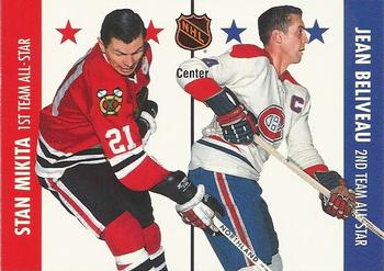 #125 Stan Mikita / Jean BŽliveau - Chicago Blackhawks / Montreal Canadiens - 1995-96 Parkhurst 1966-67 Hockey