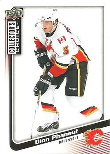 #125 Dion Phaneuf - Calgary Flames - 2009-10 Collector's Choice Hockey