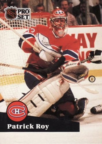 #125 Patrick Roy - 1991-92 Pro Set Hockey