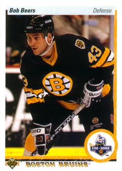 #125 Bob Beers - Boston Bruins - 1990-91 Upper Deck Hockey