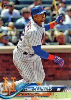 #125 Yoenis Cespedes - New York Mets - 2018 Topps Baseball